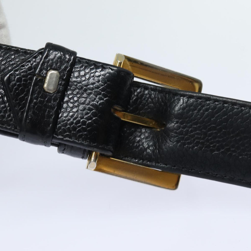 CHANEL COCO Mark Shoulder Bag Caviar Skin Black CC bs15856