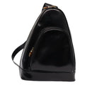 GUCCI Body Bag Enamel Black 003 2113 0027 bs15880