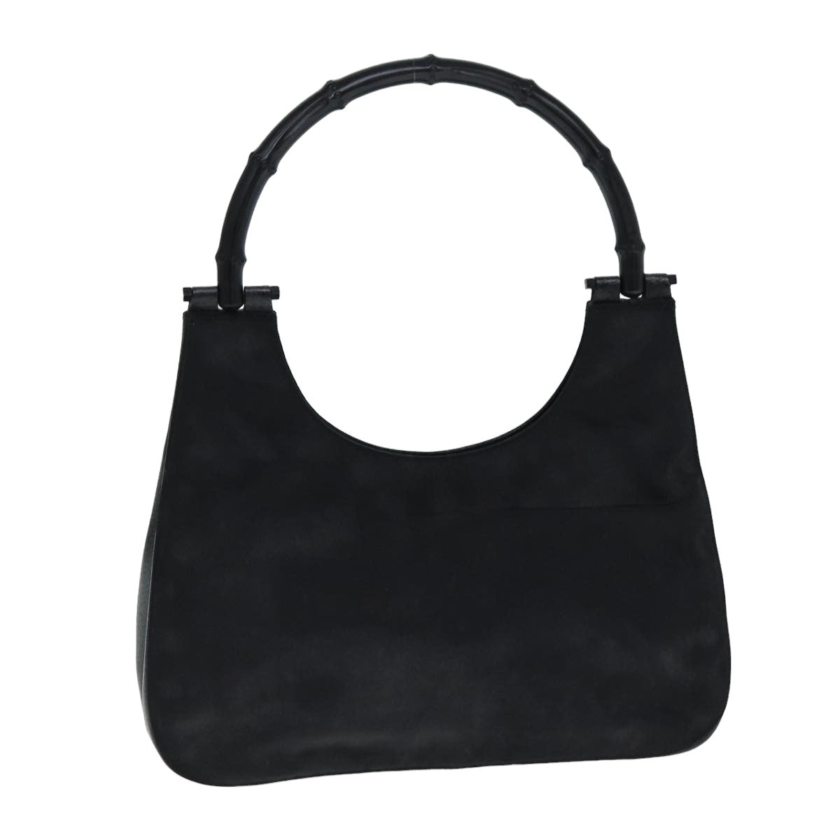 GUCCI Bamboo Hand Bag Nylon Black 001 3739 bs15883