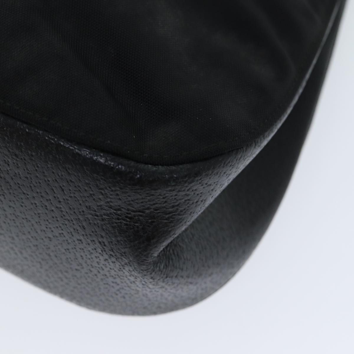 GUCCI Bamboo Hand Bag Nylon Black 001 3739 bs15883