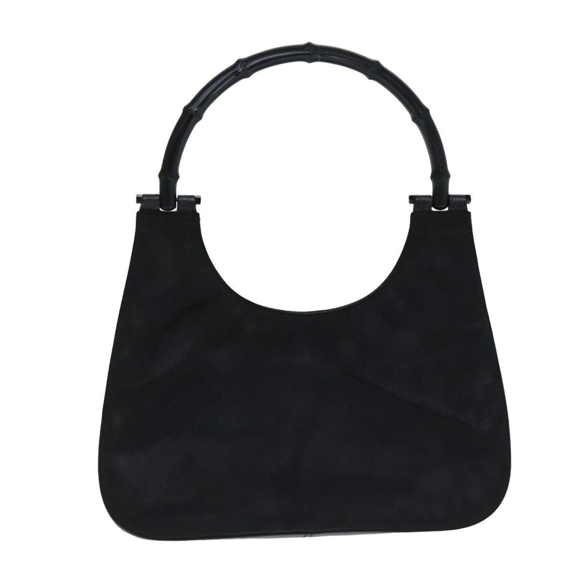 GUCCI Bamboo Hand Bag Nylon Black 001 3739 bs15883