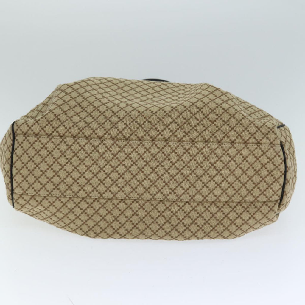 GUCCI Sukey Diamante Hand Bag Canvas Beige 211943 bs15886