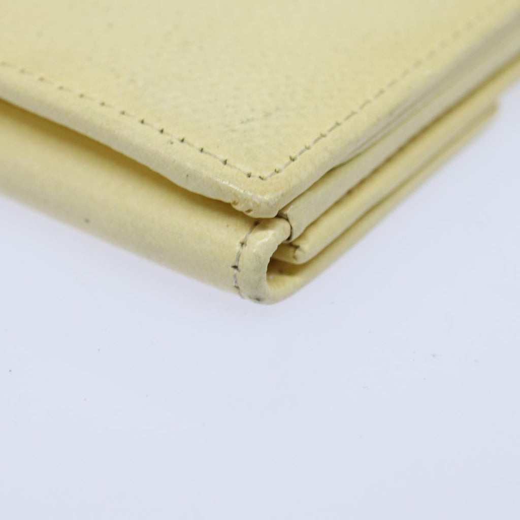 CHANEL COCO Mark Wallet Leather Vanilla CC bs15966
