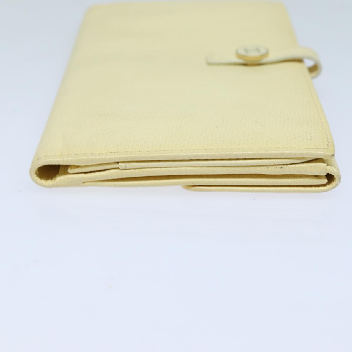 CHANEL COCO Mark Wallet Leather Vanilla CC bs15966