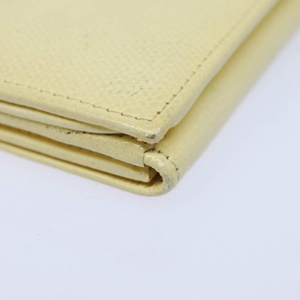CHANEL COCO Mark Wallet Leather Vanilla CC bs15966