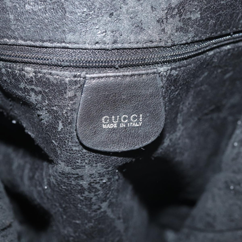 GUCCI Shoulder Bag Suede Black 002 781 0422 bs16033