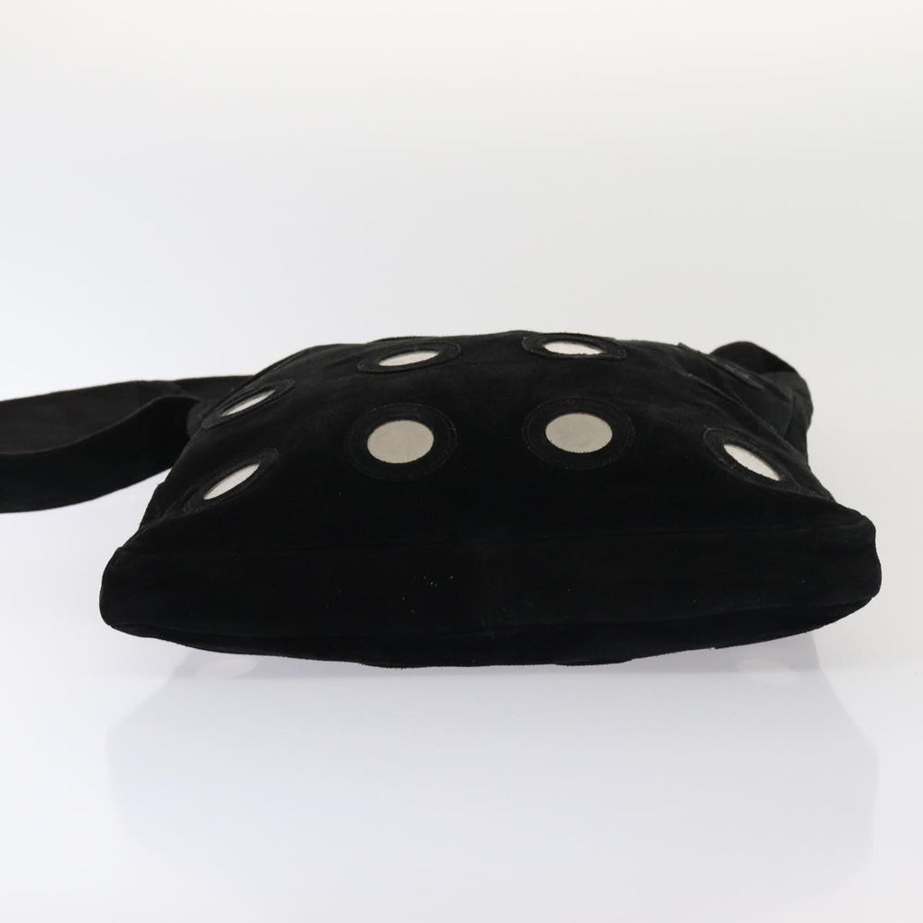 GUCCI Shoulder Bag Suede Black 002 781 0422 bs16033