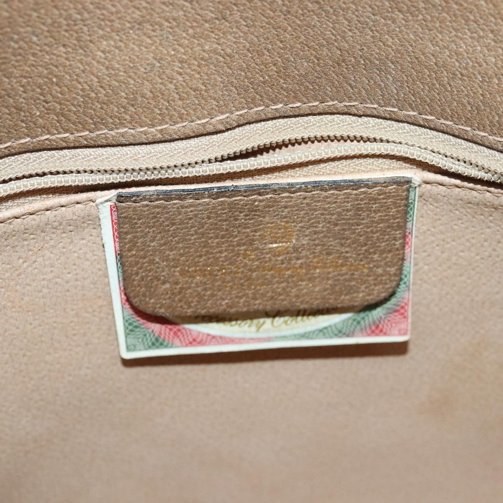 GUCCI Shoulder Bag Leather Brown 72 02 104 bs16069