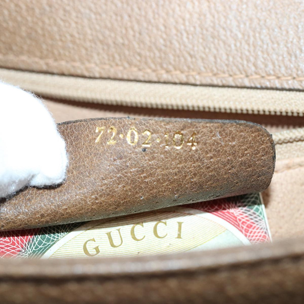 GUCCI Shoulder Bag Leather Brown 72 02 104 bs16069