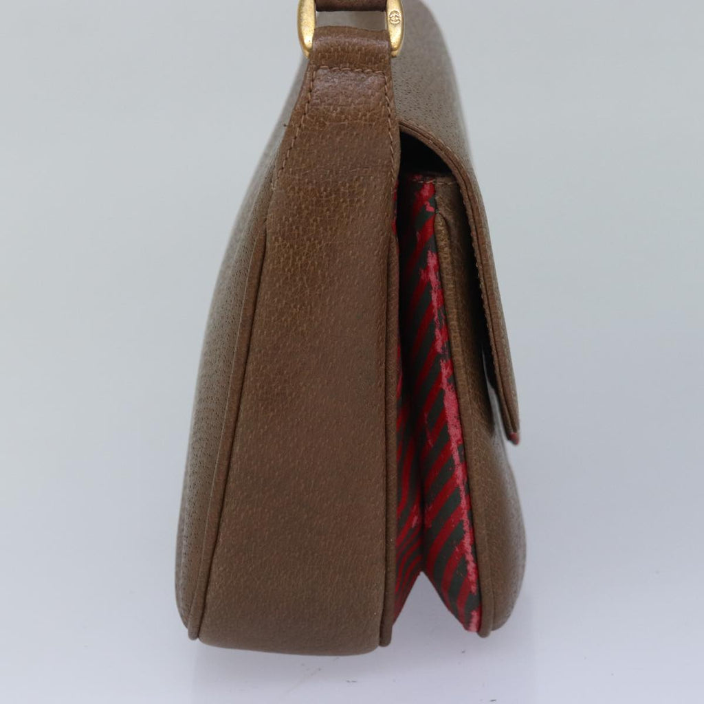 GUCCI Shoulder Bag Leather Brown 72 02 104 bs16069