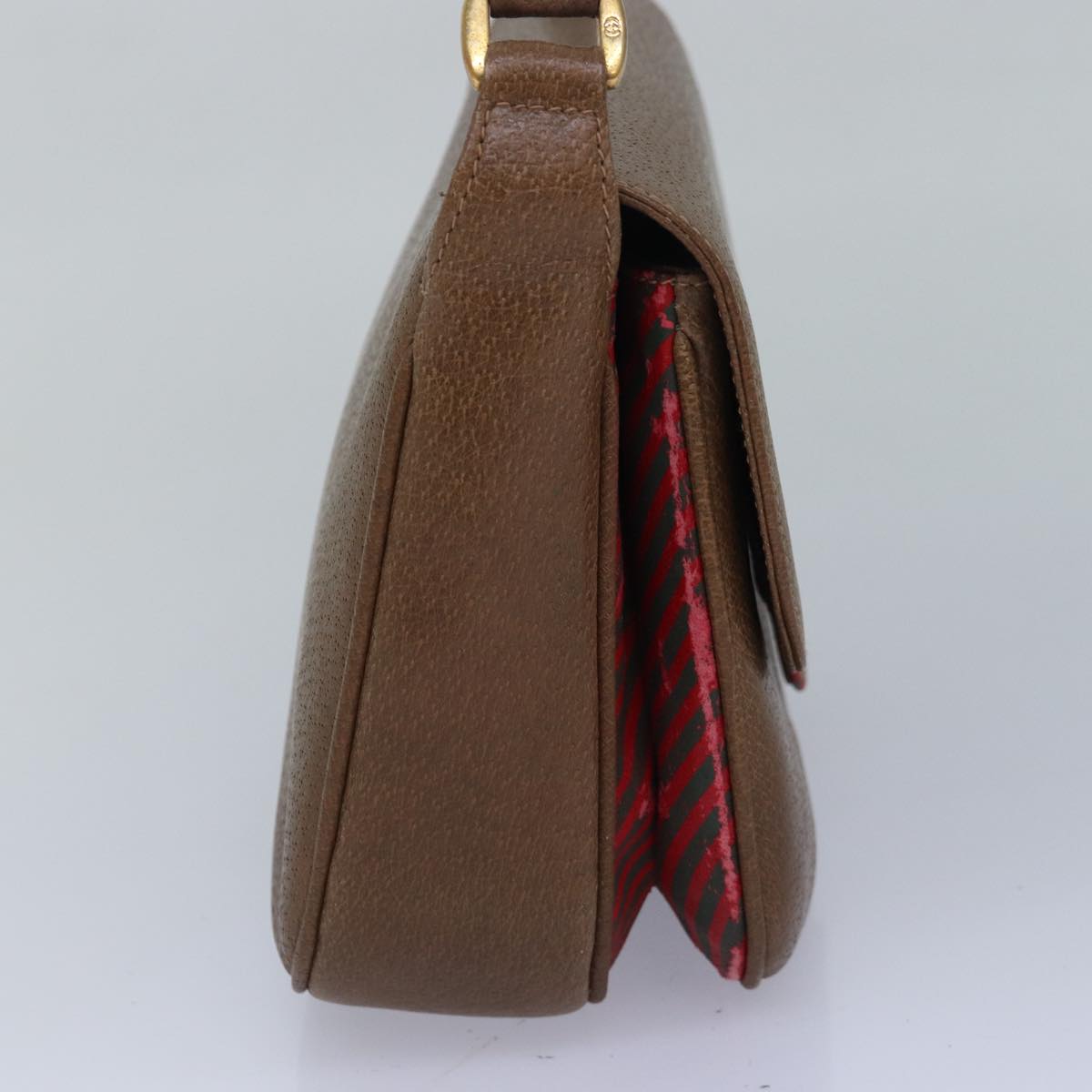 GUCCI Shoulder Bag Leather Brown 72 02 104 bs16069