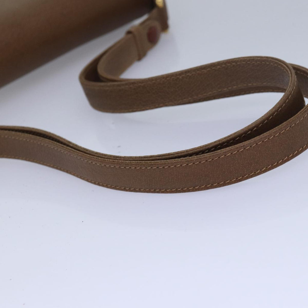 GUCCI Shoulder Bag Leather Brown 72 02 104 bs16069