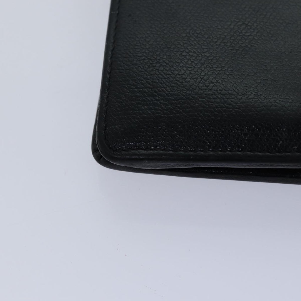 CHANEL Wallet Leather Black CC bs16073