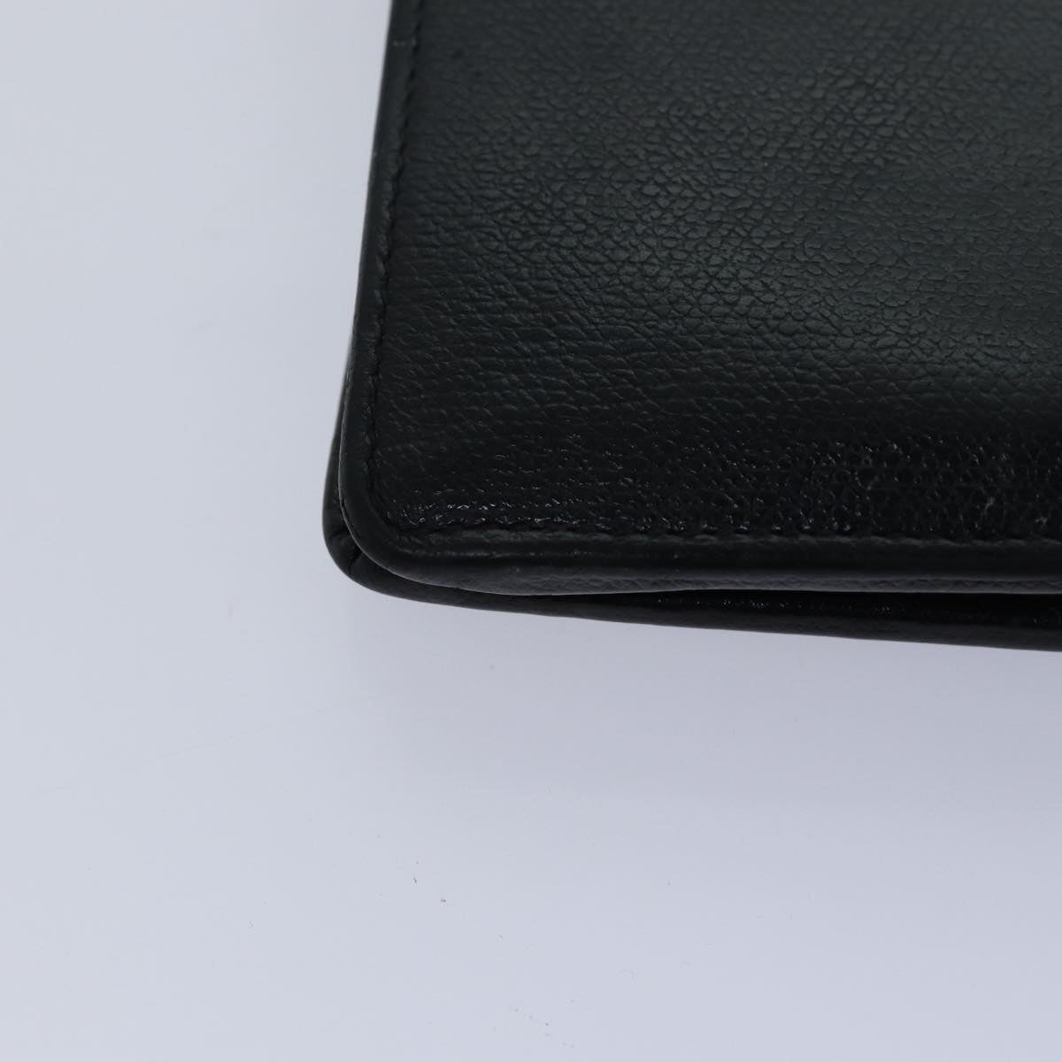CHANEL Wallet Leather Black CC bs16073