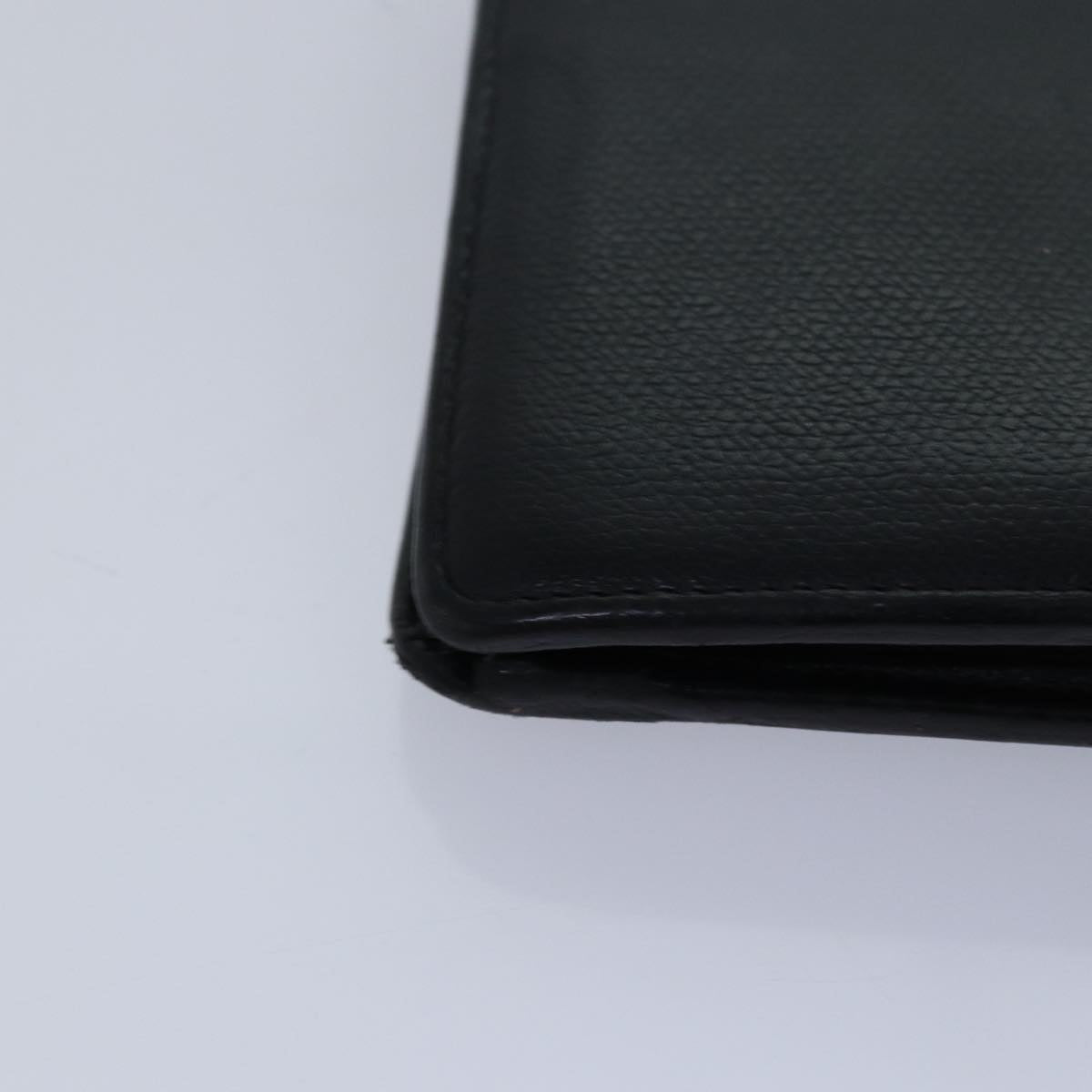 CHANEL Wallet Leather Black CC bs16073