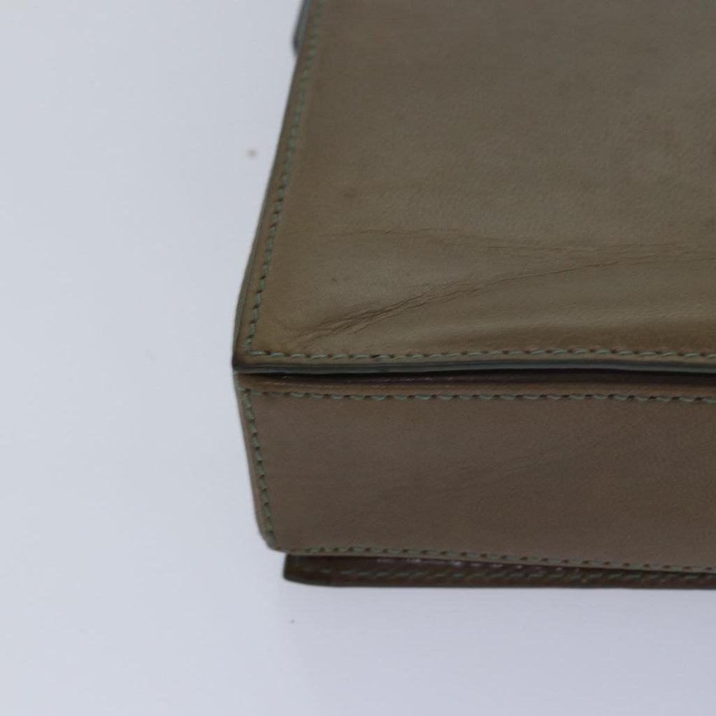 GUCCI Hand Bag Leather Brown bs16079