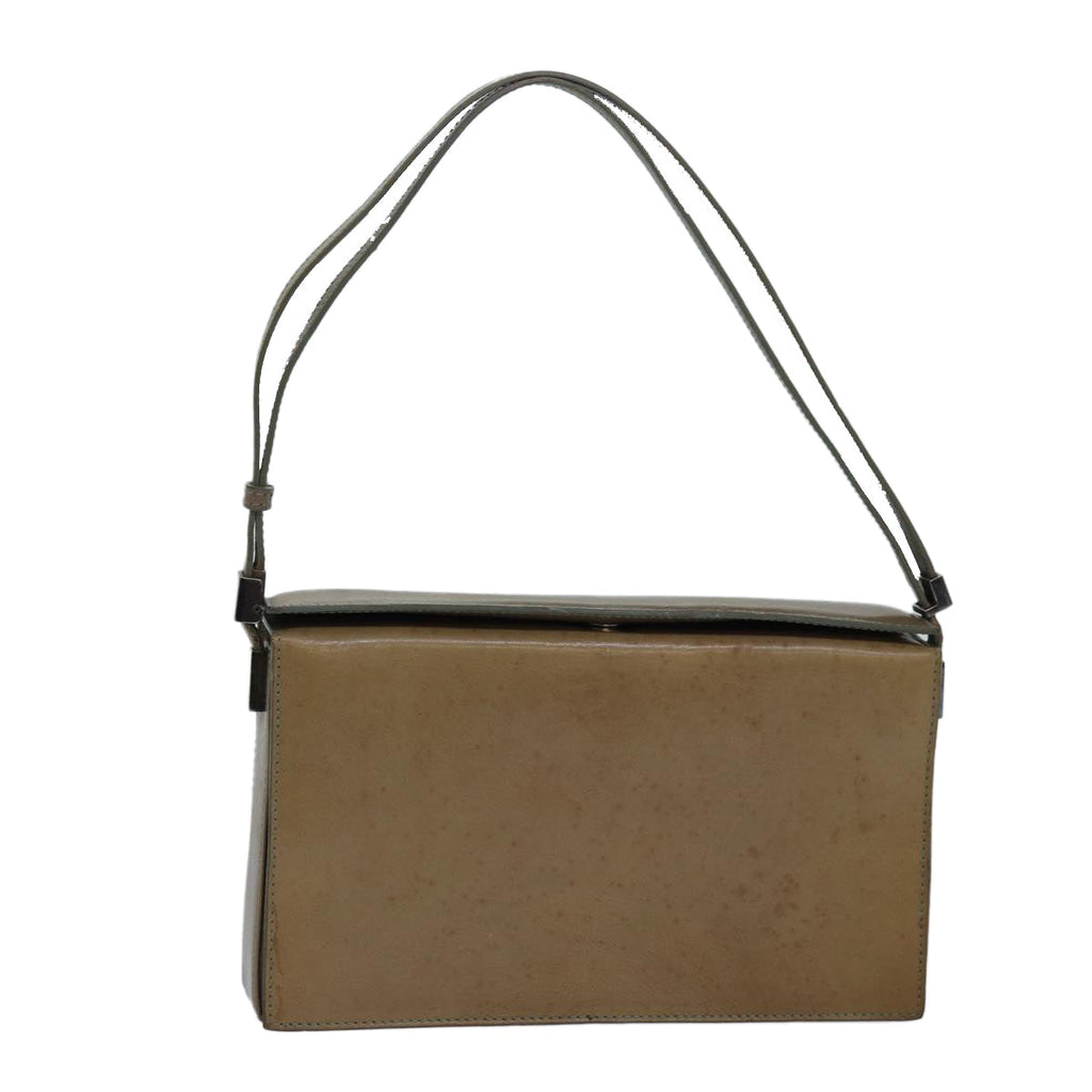 GUCCI Hand Bag Leather Brown bs16079