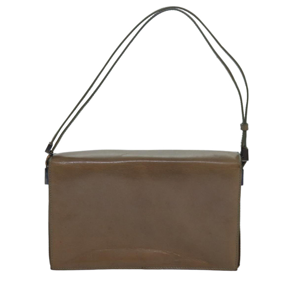 GUCCI Hand Bag Leather Brown bs16079