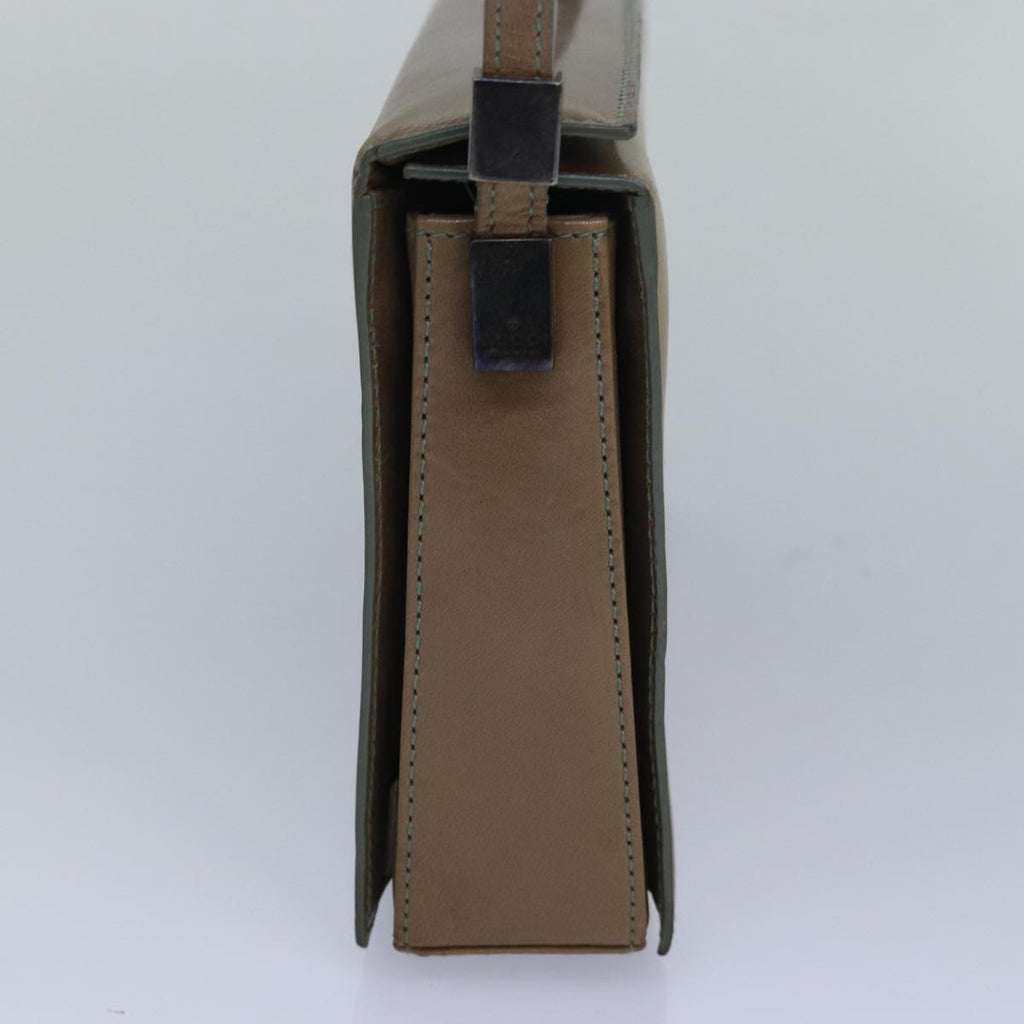GUCCI Hand Bag Leather Brown bs16079