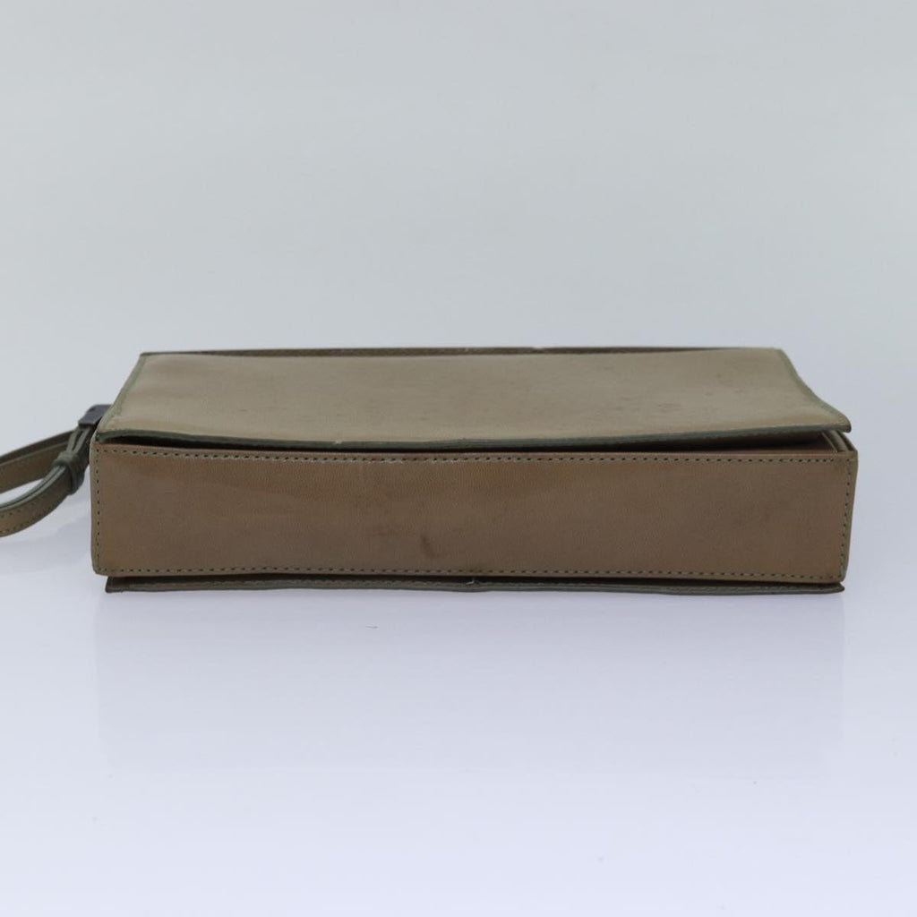 GUCCI Hand Bag Leather Brown bs16079