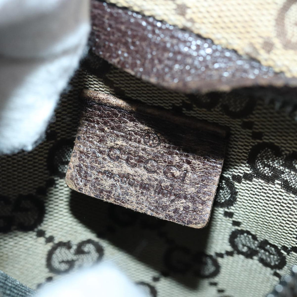 GUCCI GG Canvas Waist bag Beige 28566 bs16083