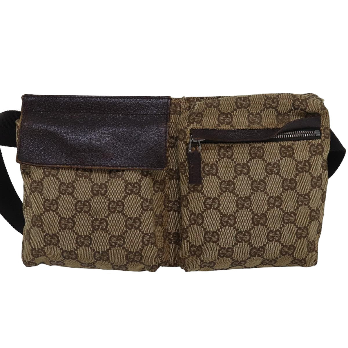 GUCCI GG Canvas Waist bag Beige 28566 bs16083