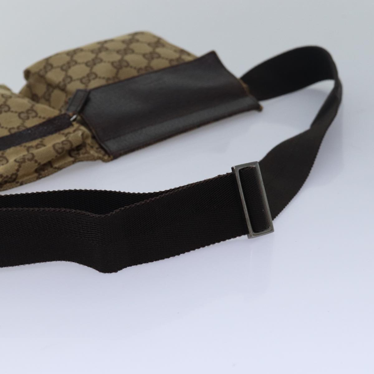 GUCCI GG Canvas Waist bag Beige 28566 bs16083