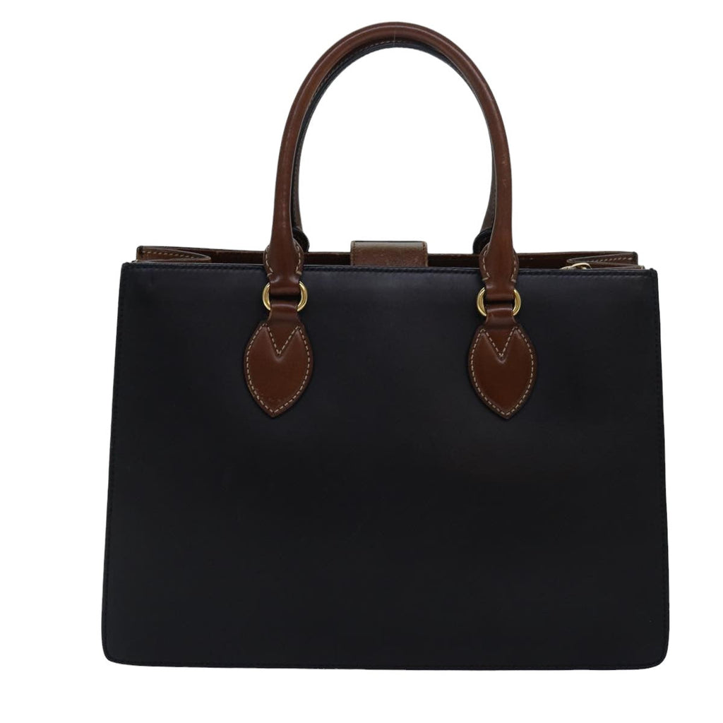 GUCCI Hand Bag Leather 2way Black 409531 bs16089
