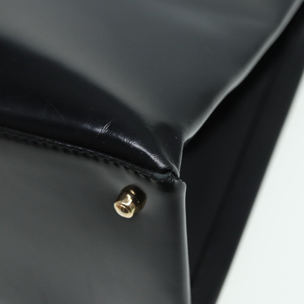 GUCCI Tote Bag Enamel Black 002 1046 0407 bs16103