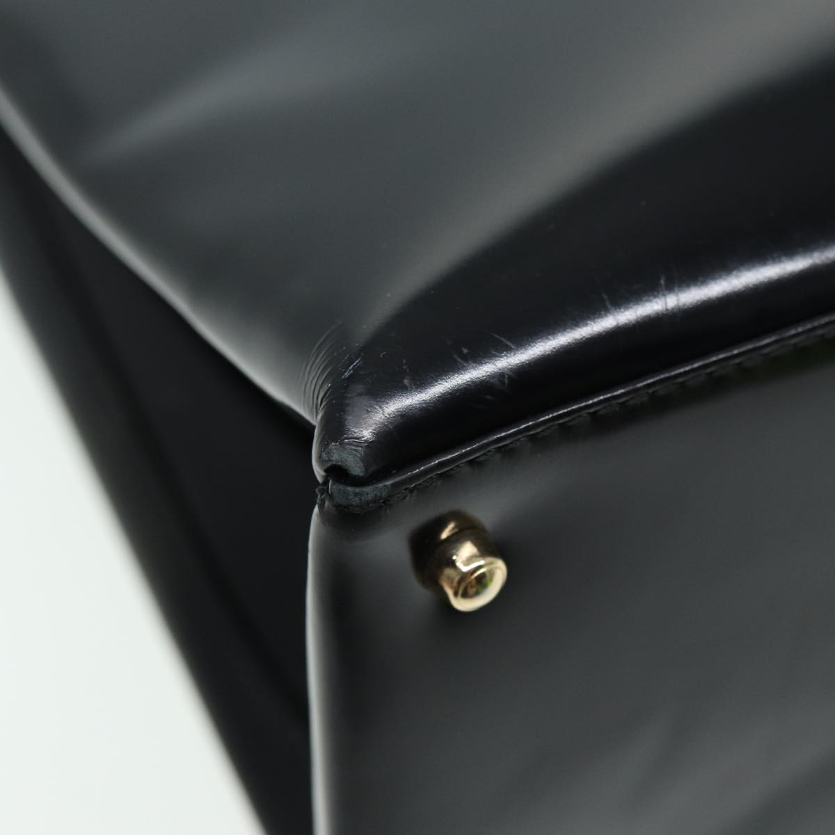 GUCCI Tote Bag Enamel Black 002 1046 0407 bs16103