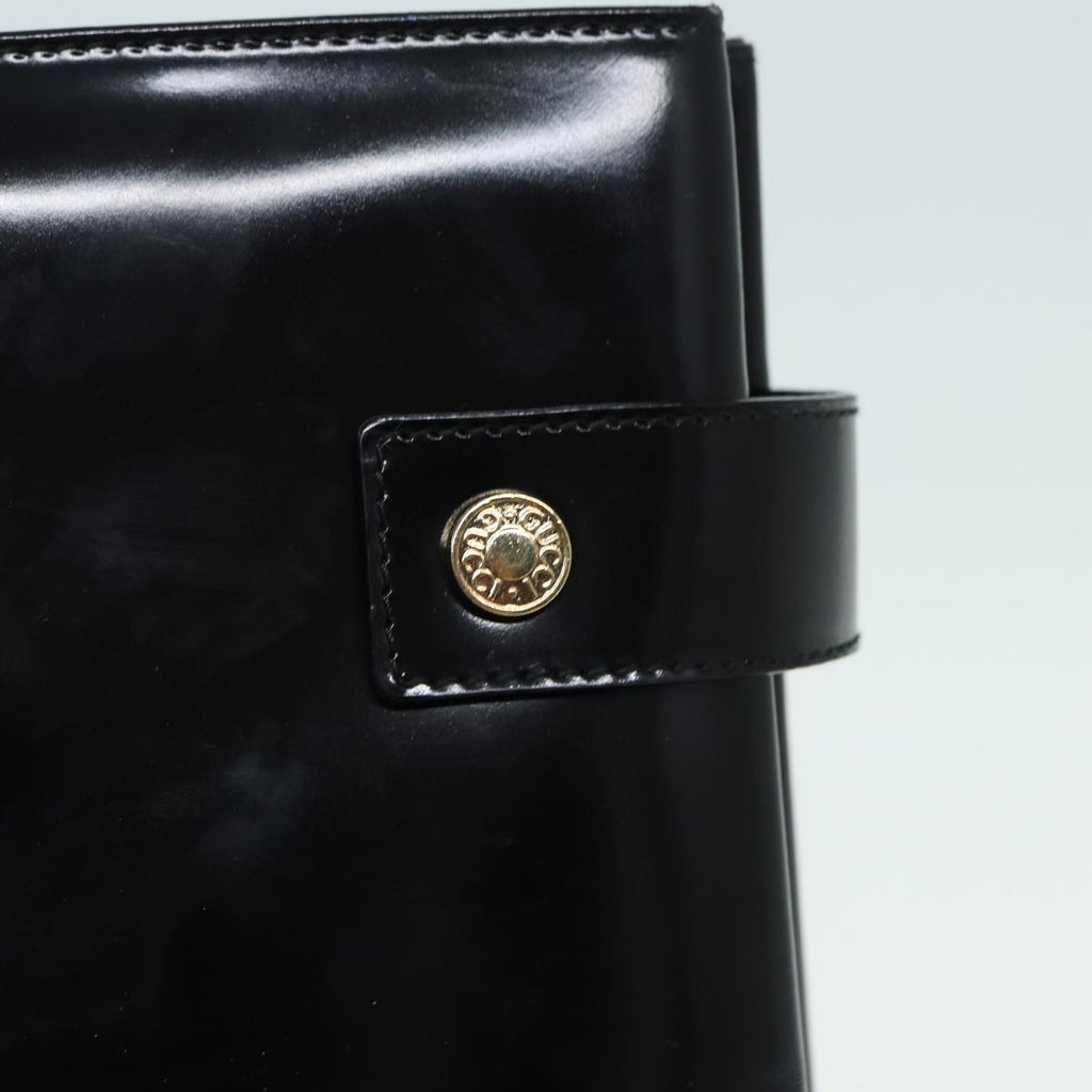 GUCCI Tote Bag Enamel Black 002 1046 0407 bs16103