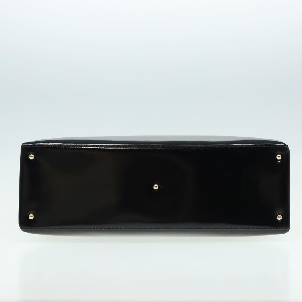 GUCCI Tote Bag Enamel Black 002 1046 0407 bs16103