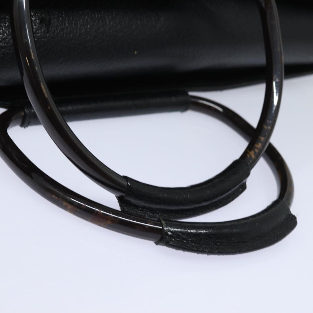 GUCCI Hand Bag Leather Black 002.3754.0459 bs16104