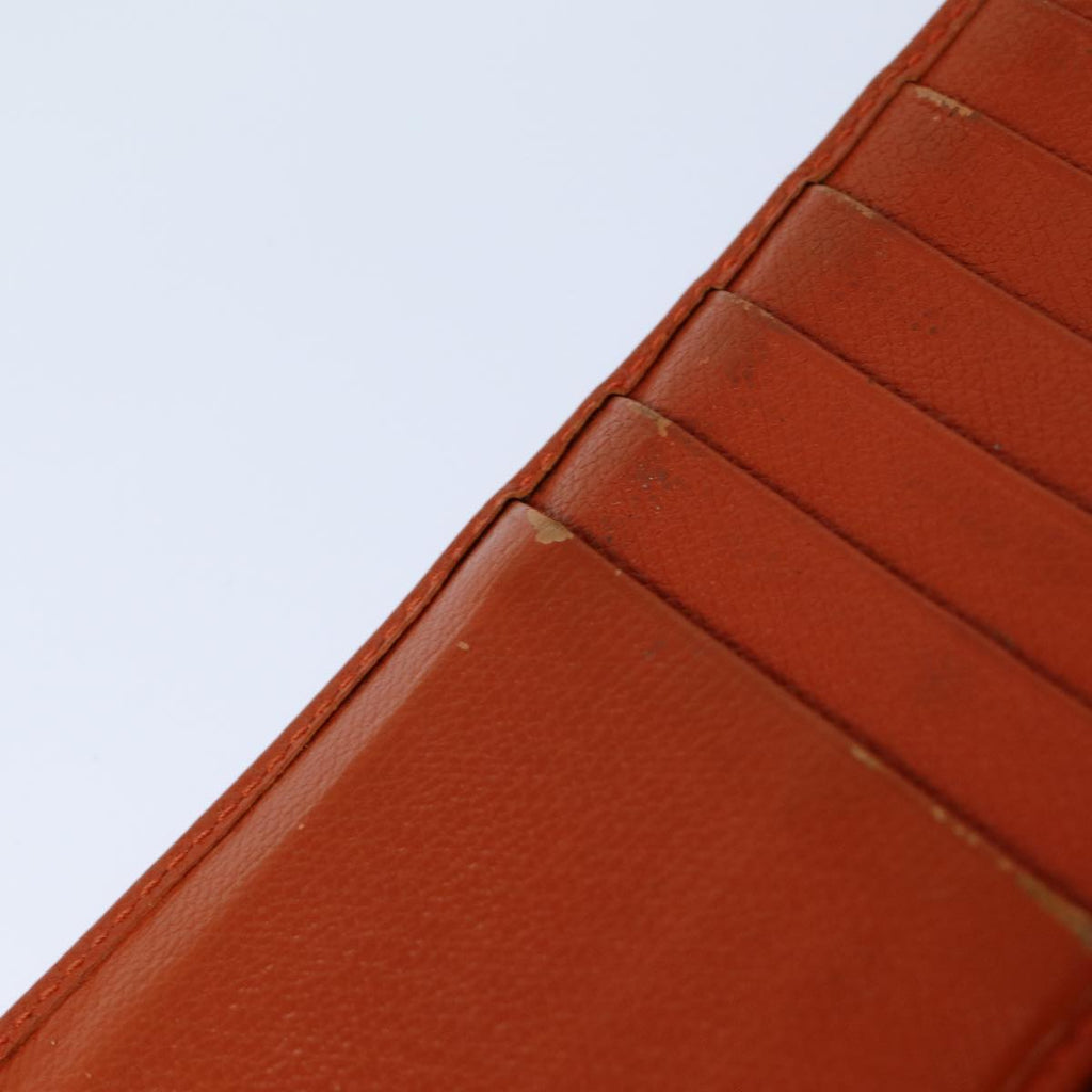 CHANEL COCO Mark Wallet Leather Orange CC bs16185