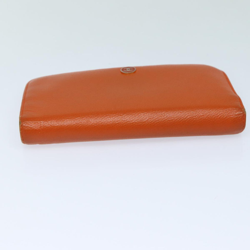 CHANEL COCO Mark Wallet Leather Orange CC bs16185