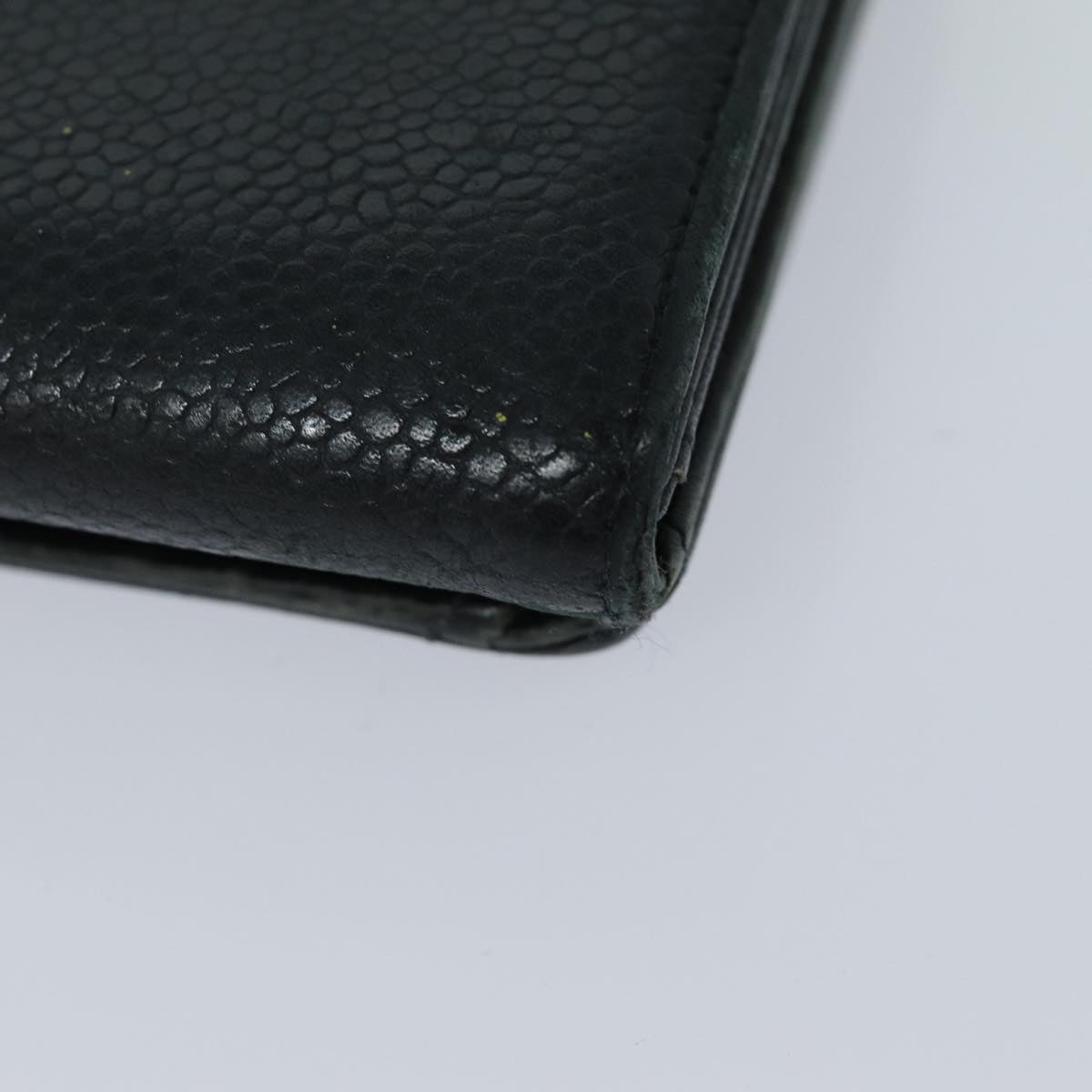 CHANEL COCO Mark Wallet Caviar Skin Black CC bs16186