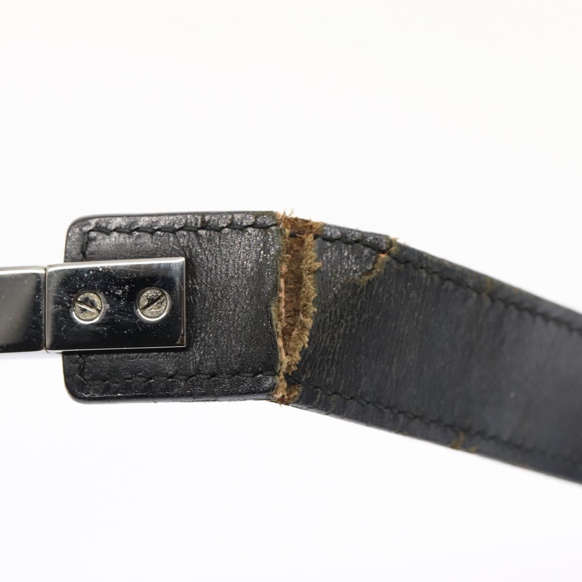 GUCCI Shoulder Bag Suede Black 001 3767 bs16234