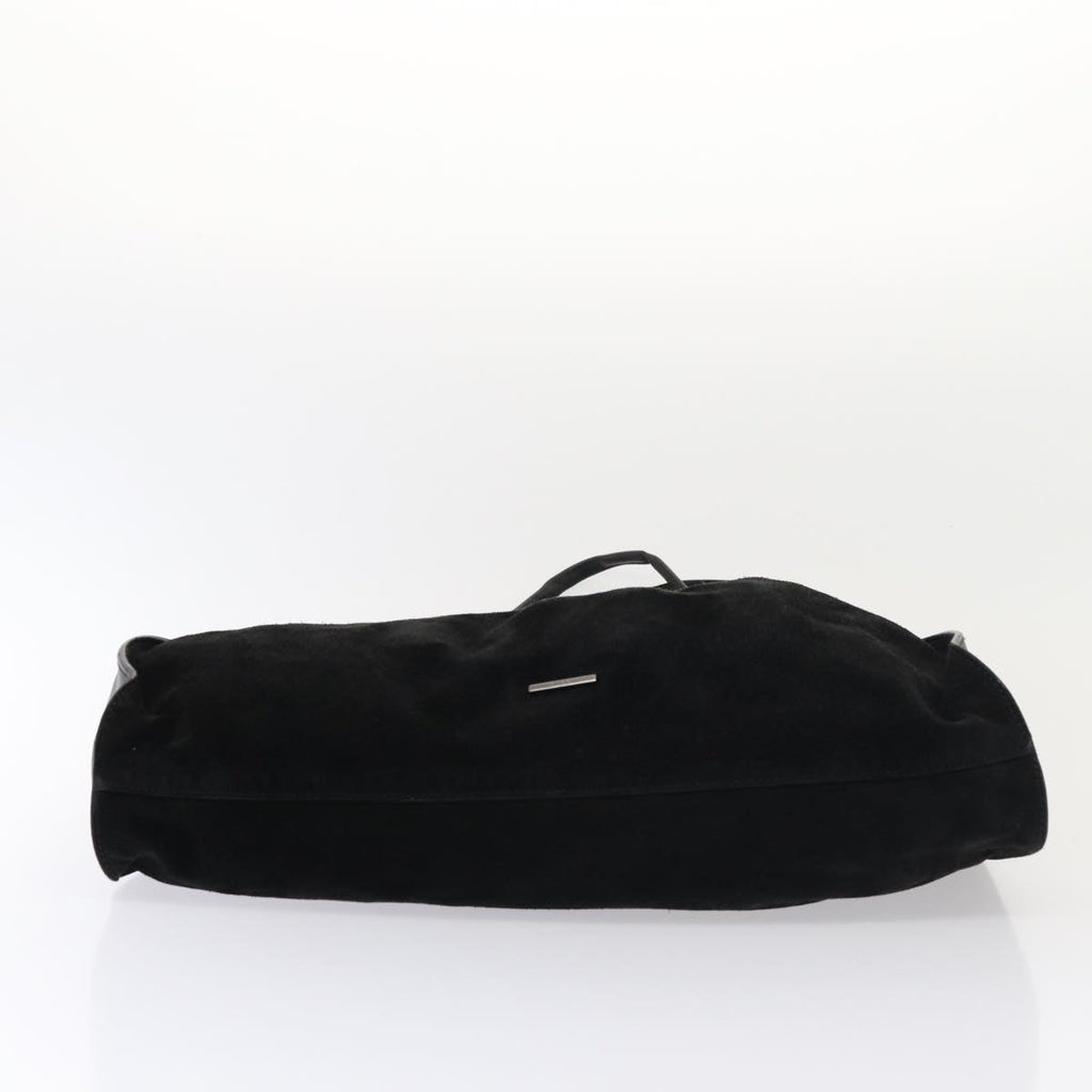 GUCCI Shoulder Bag Suede Leather Black 001 4332 bs16236