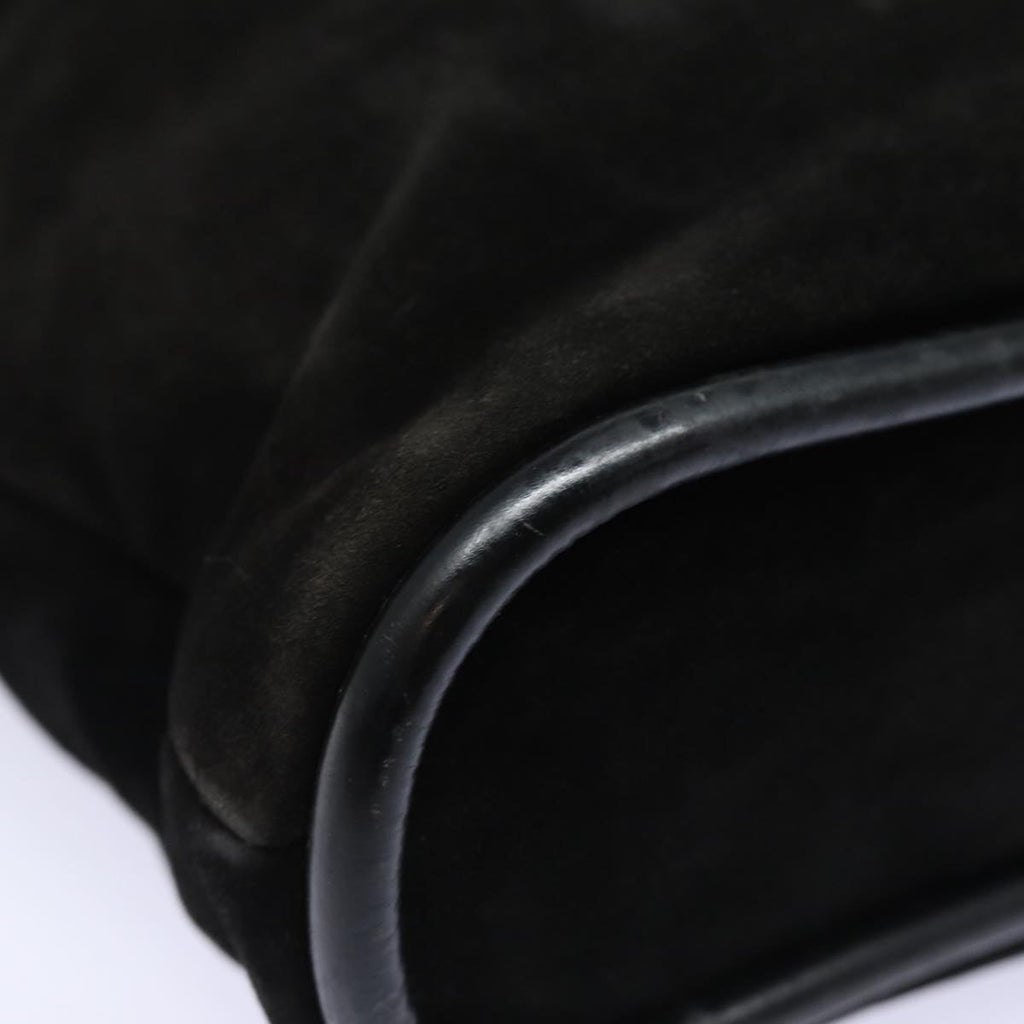 GUCCI Tote Bag Suede Black bs16237