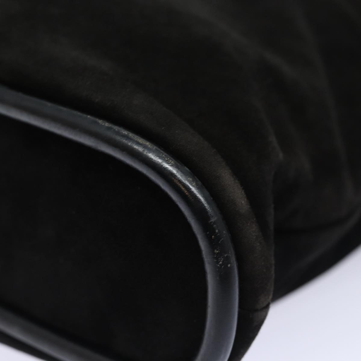 GUCCI Tote Bag Suede Black bs16237