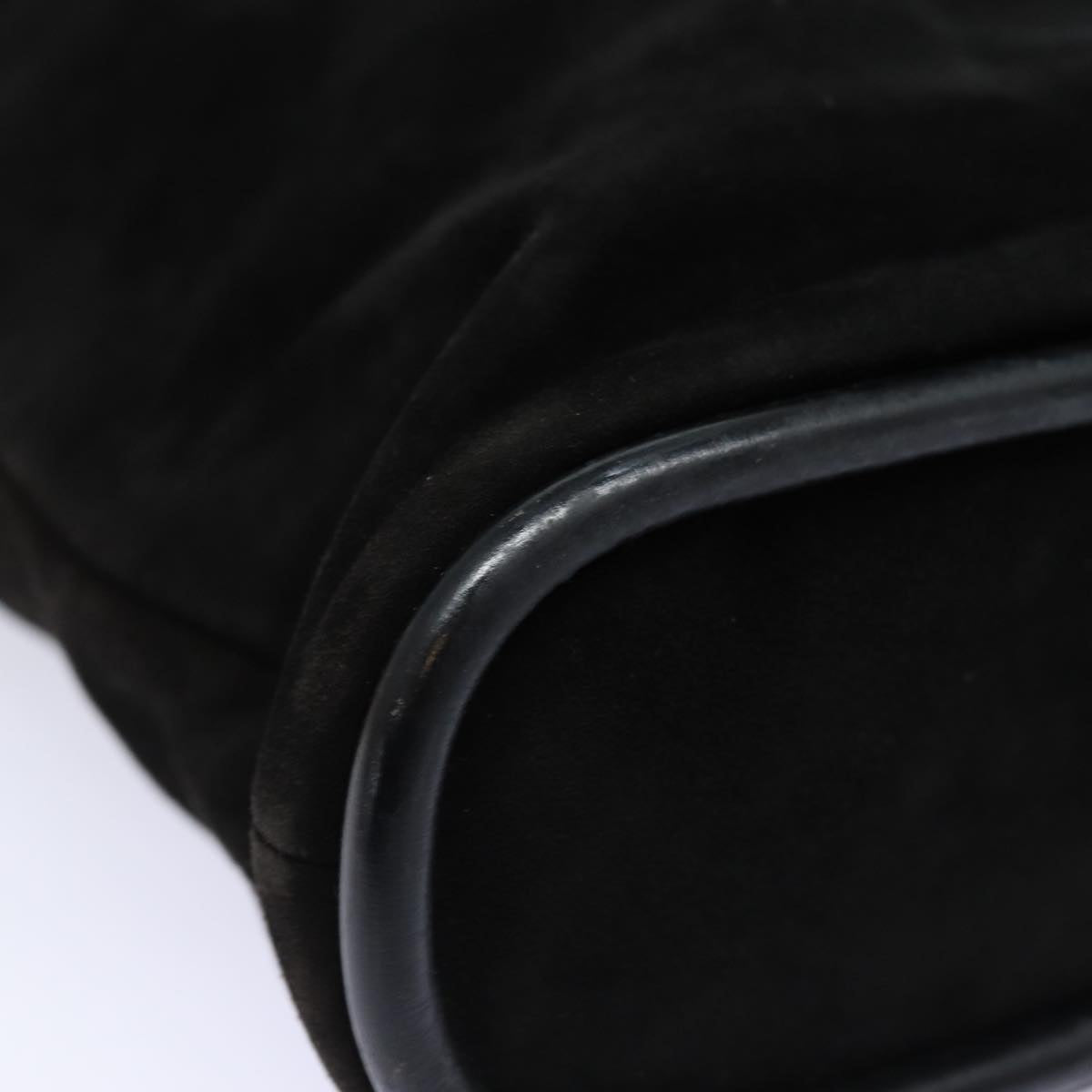 GUCCI Tote Bag Suede Black bs16237