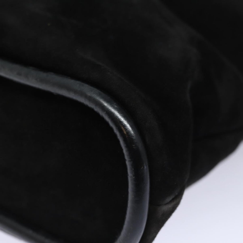 GUCCI Tote Bag Suede Black bs16237