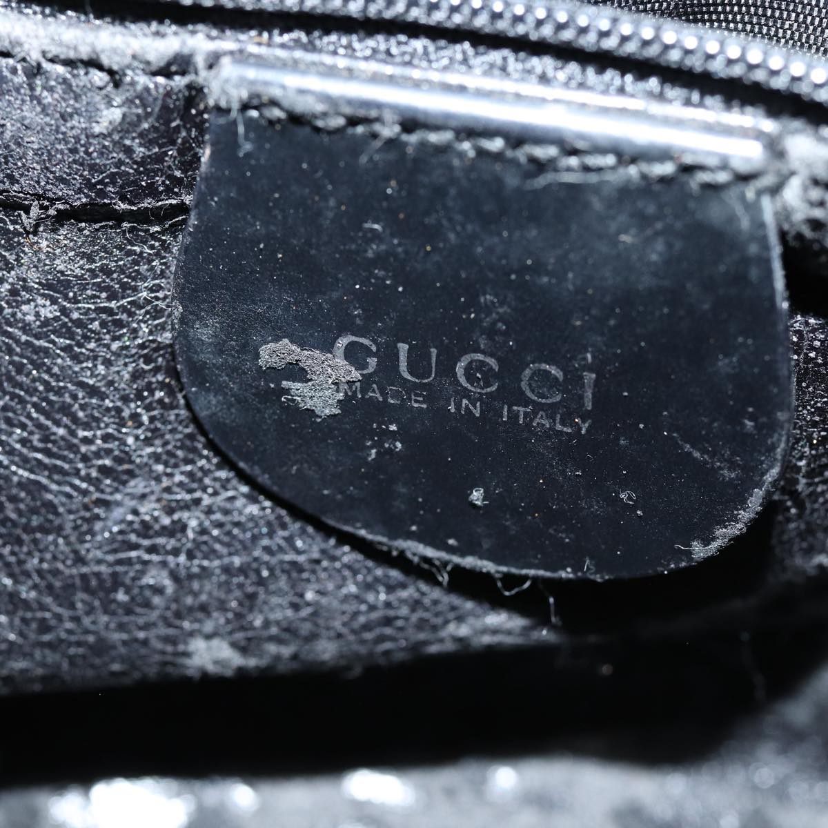GUCCI Tote Bag Suede Black bs16237