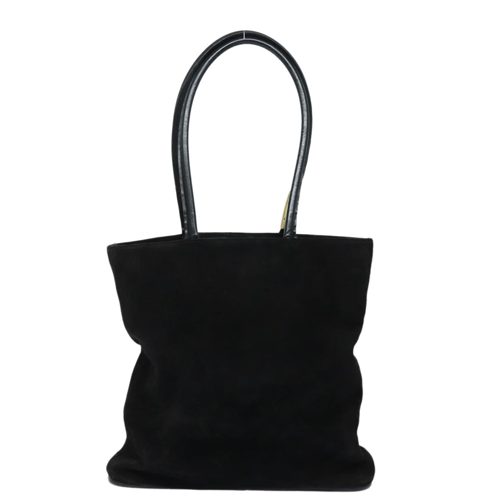 GUCCI Tote Bag Suede Black bs16237