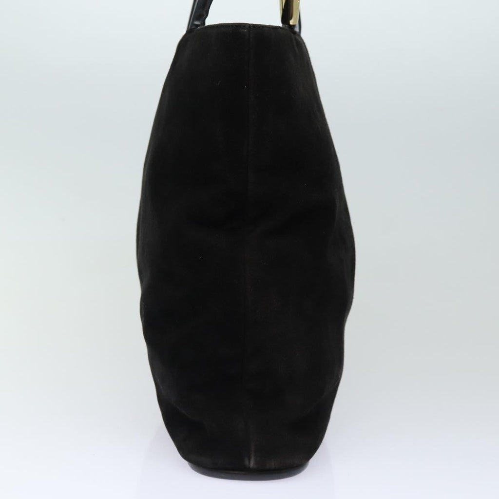 GUCCI Tote Bag Suede Black bs16237