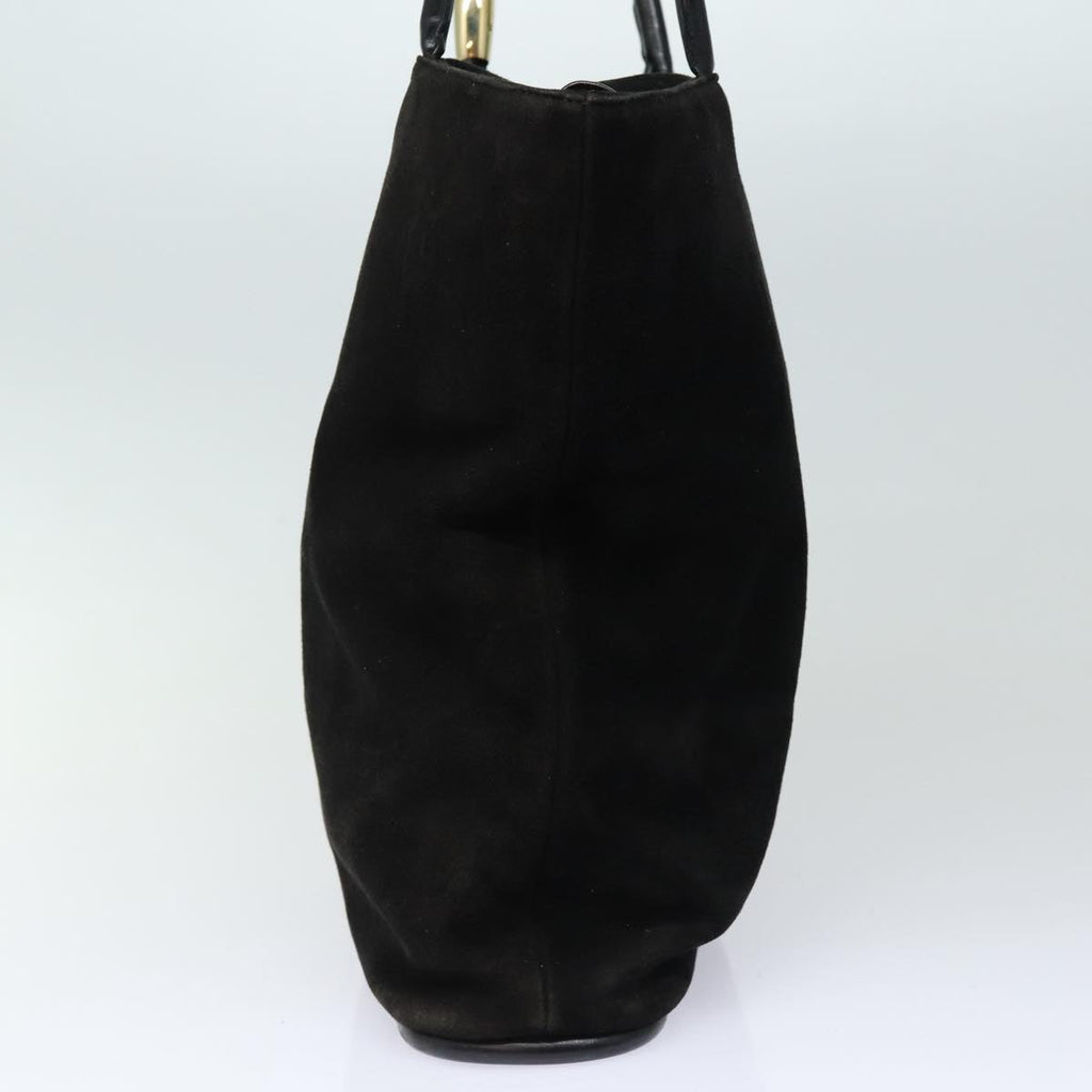 GUCCI Tote Bag Suede Black bs16237