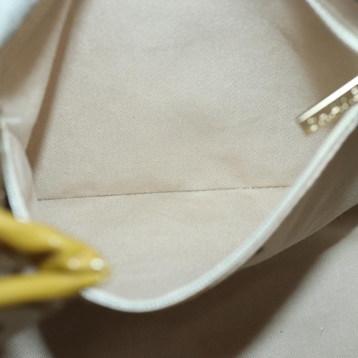 CHANEL Camelia Tote Bag Suede Yellow CC bs16253