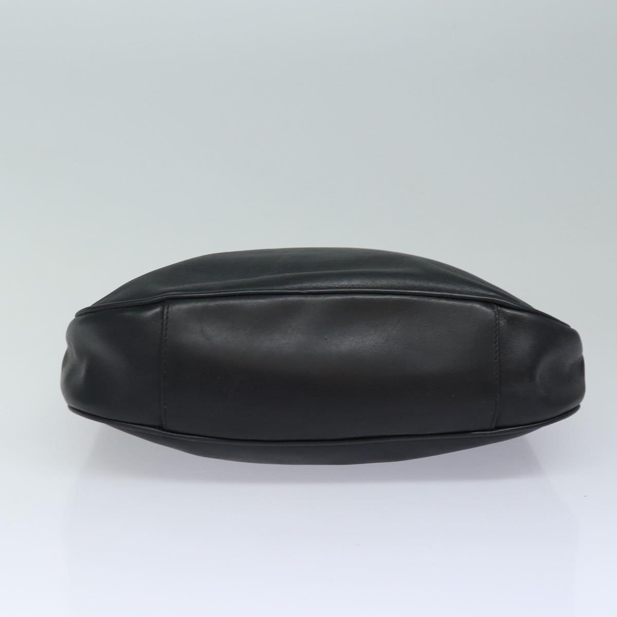 GUCCI Bamboo Hand Bag Leather Black 001 1781 1638 bs16292