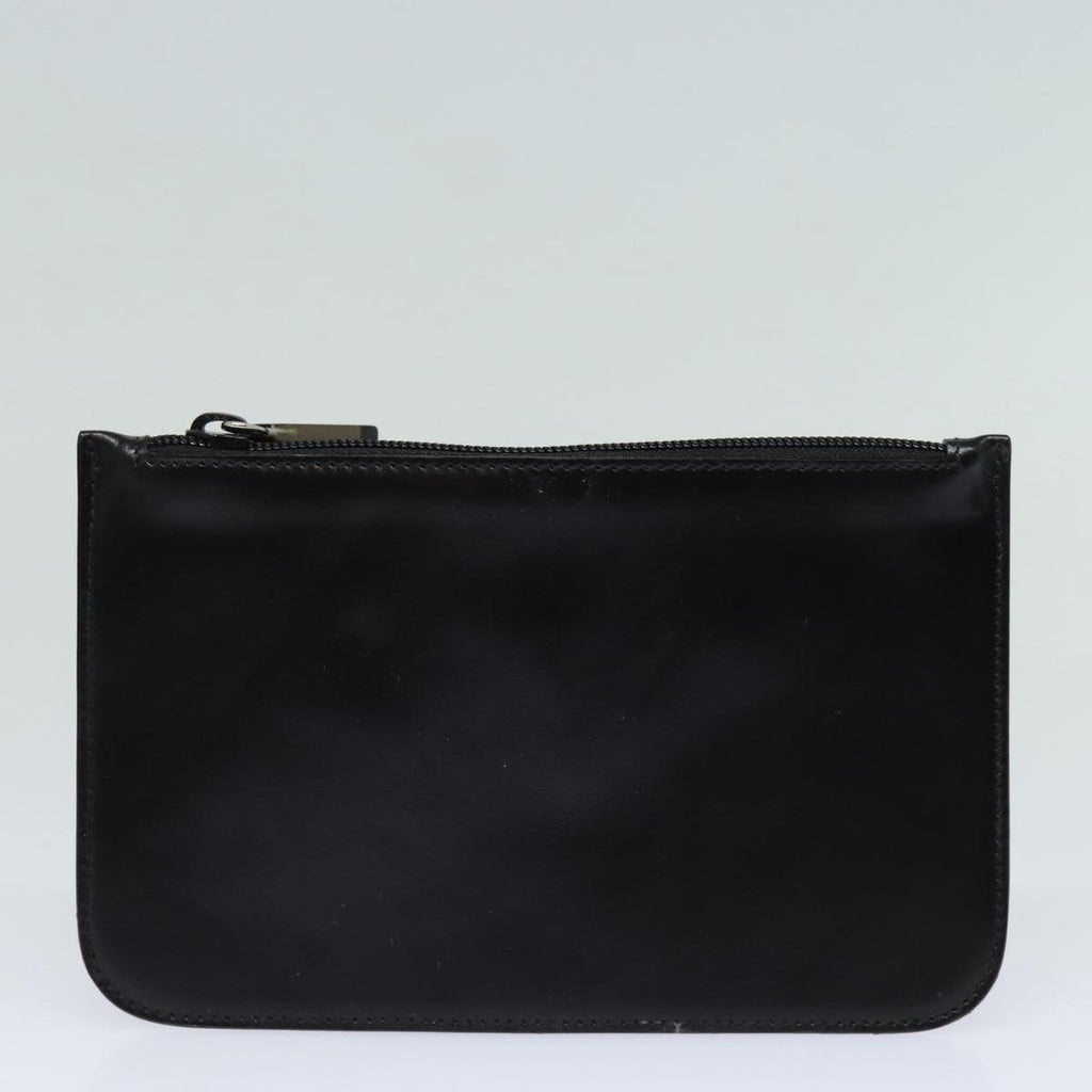 GUCCI Bamboo Hand Bag Vinyl Black 001 1880 1553 bs16298