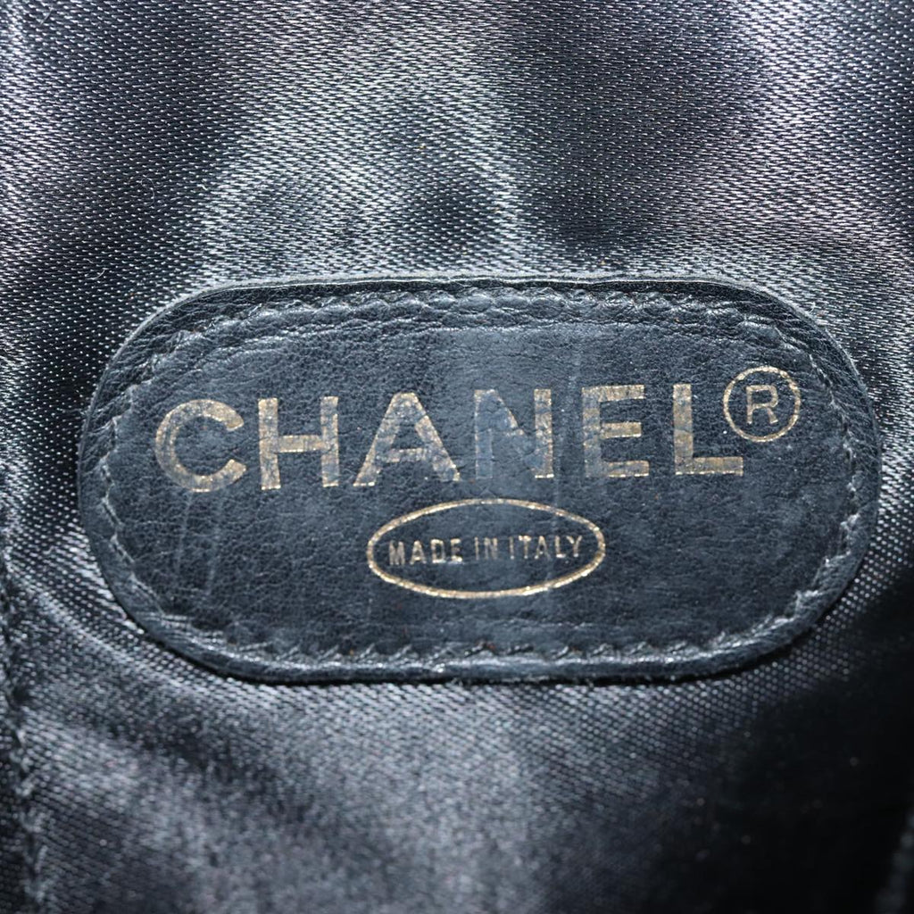 CHANEL Hand Bag Caviar Skin Black CC bs16380
